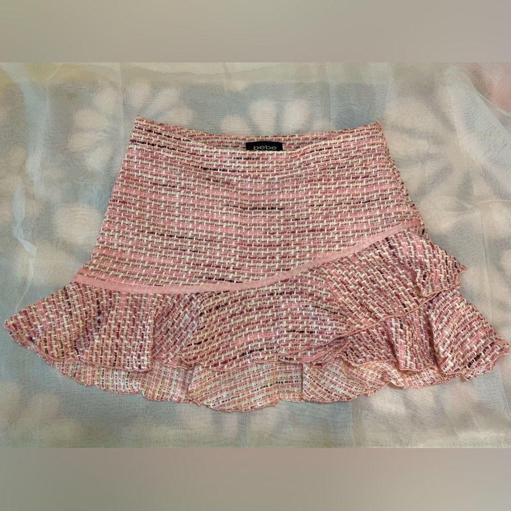 2000’s BEBE pink mini skirt